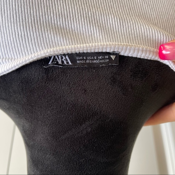 Zara white crop top - Picture 5 of 5